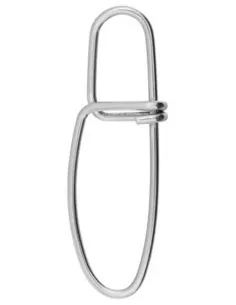 Seika TB 6002 Insurance Snap – Moschettone Salt Water Leggero e Senza Angoli per Artificiali Girelle Seika