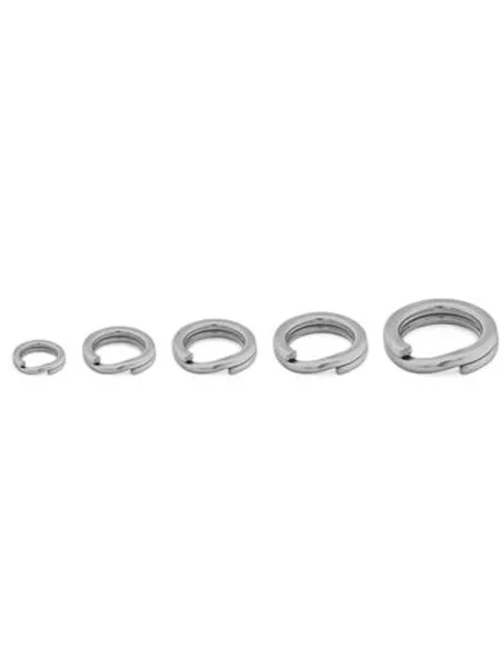 Seika TB 500 SR – Split Ring in Acciaio Inox Salt Water per Artificiali e Ami Girelle Seika