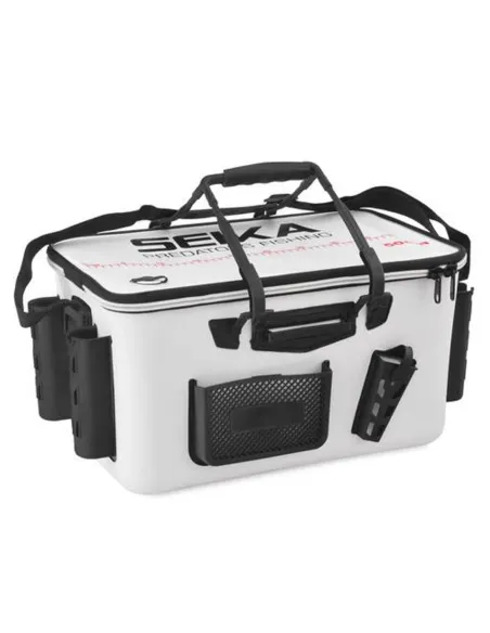Seika Predators Bag – Borsone Rigido EVA con Porta-Canne per Pesca Itinerante e Trout Area Borse porta attrezzatura Seika