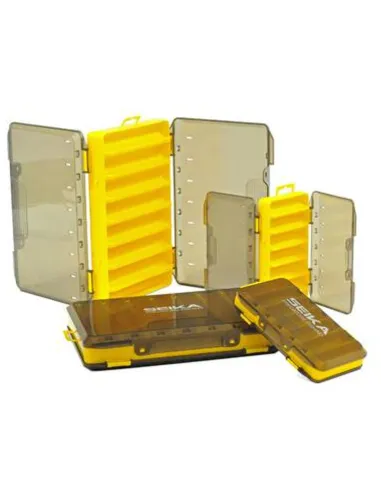 Seika Lures Box – Scatola Porta Artificiali Bifacciale Antiurto con Drenaggio | Made in Italy Scatole per la Pesca Tubertini