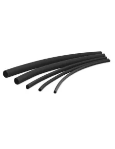 Kolpo Black Heat Shrink Tubing – Terminal and Node Protection, 5 Pieces (Ø 2.5 / 3.5 mm)