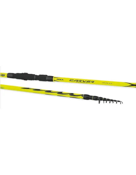 SEIKA Carver – Canna Telescopica Spinning Trota con Softbait, Solid Tip Sensibile Canne da spinning Seika