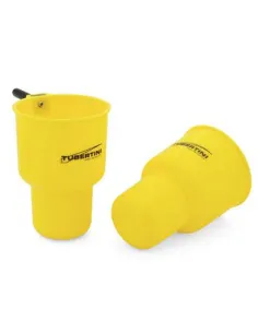 Tubertini Drain Cupping Kit – Cupping a Due Stadi con Fondo Forato per Pasturazione Silenziosa ed Efficace Porta esche Tubertini