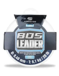 Tubertini BOS Leader – Monofilo Pre-Terminale Surfcasting e Traina, Alta Resistenza Shock Leader Tubertini