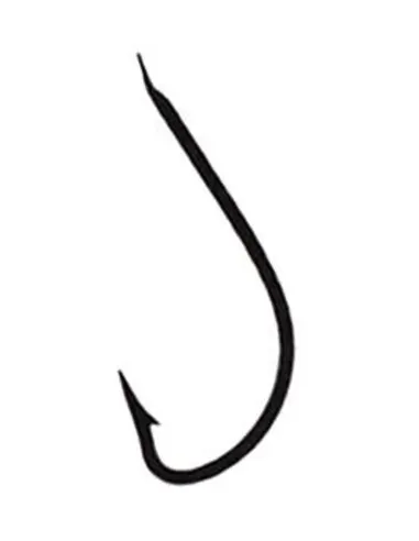 Tubertini Series 22 Bronzed – Long Bent Shank Hook for Lake Trout and Sand Lure (25 pcs)