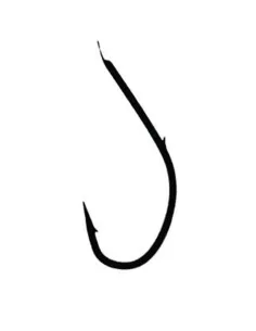 Tubertini SERIES 172 – Nickel-plated hook with spade and micro barb for worms (12 pcs)