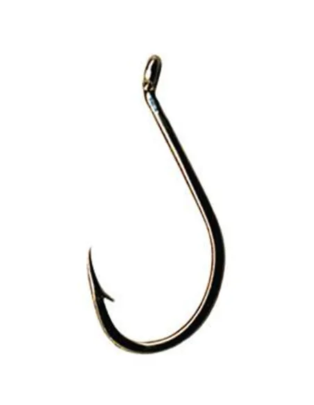 Tubertini SERIE 180 – Amo Bronzato con Gambo Lungo e Curvatura Antislamatura (Varie Misure) Ami Occhiello da Pesca Tubertini