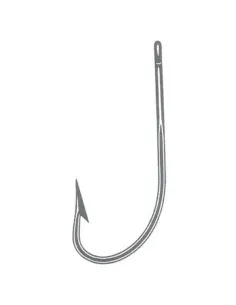 Tubertini SERIES 271 – Nickel-Plated Hook with Eye and Semi-Forged Shank for Bottom Fishing