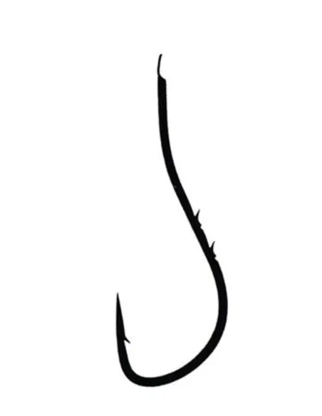 Tubertini Hook Series 843 Nickel-Plated – Long Shank with Micro Barbs | 25 Pieces