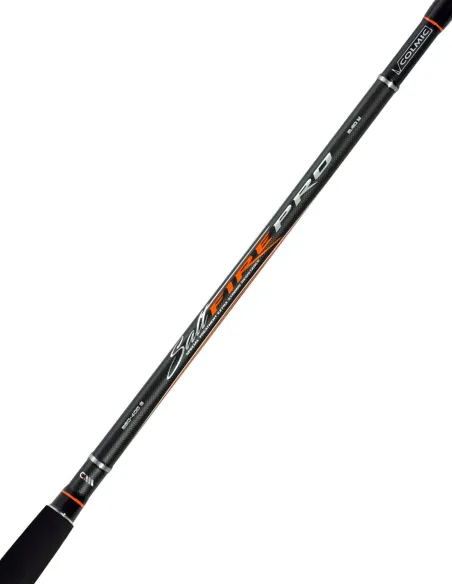 Colmic SALT FIRE PRO – All-Round Carbon Sea Rod for Bolentino, Drifting, and Spinning, 400g