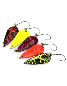 KOLPO LAMP SPOON – Spoon da Pesca per Trota in Lago, 5 Colorazioni, Alta Qualità e Performance Ondulanti Kolpo