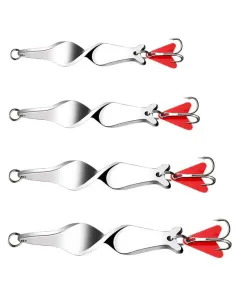 KOLPO Ondulante Elica 1pz – Esca Predatori Acqua Dolce e Salata, Riflettente e Super Catturante Ondulanti Kolpo
