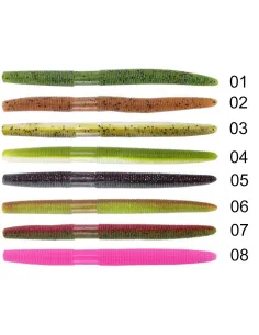 KOLPO Bass Worm 13,5 cm 10 g – Esca Siliconica Spinning Black Bass e Lucci | 3 pz Siliconici Kolpo 2
