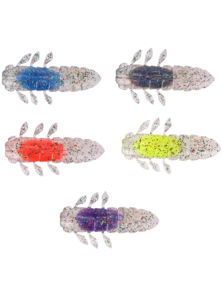 Kolpo Creature Caterpillar 5.5cm 3pcs – Artificial Insect for Spinning in Freshwater and Light Spinning in the Sea