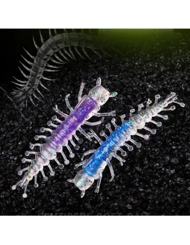Kolpo Creatura Morbida 6 cm – Artificiale Light Spinning per Mormore e Predatori Acque Dolci e Mare Siliconici Kolpo