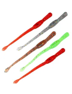 Kolpo Soft Worm 7 cm 1.1g 5pcs – Light Spinning Lure for Whitebait, Trout and Sea and Lake Fishing