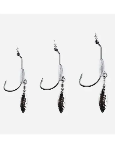 Kolpo Ami Piombati con Paletta Rotante 2 pz – Alta Riflettenza, Ideali per Soft Lure Ami Spinning Kolpo