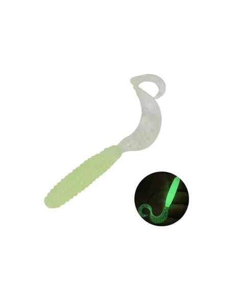Kolpo Soft Worm Falcetti 6.5 cm 2.4 g – 5 pcs, 5 Colors, perTrote, Peaches and Black Bass