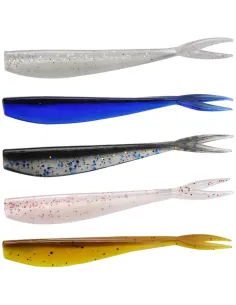 Kolpo Soft Shad 7 cm 1.2 g – 3 pcs, Soft for Spinning, Freshwater and Seawater, Ideal for Sea Bass