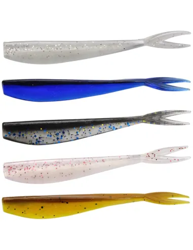 Kolpo Soft Shad 7 cm 1.2 g – 3 pcs, Soft for Spinning, Freshwater and Seawater, Ideal for Sea Bass