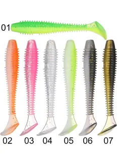 Kolpo Soft Shad 6.5 cm 2.25 g – Artificial Spinning Lure for Perch, Pike Perch and Large Trout 3pcs 2