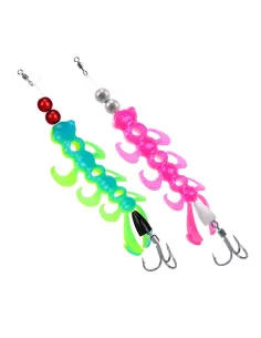 Kolpo Creatura Rotante 9.3g – Artificiale Light Spin e Traina Costiera, 12,5 cm, Altamente Adescante Traina Kolpo