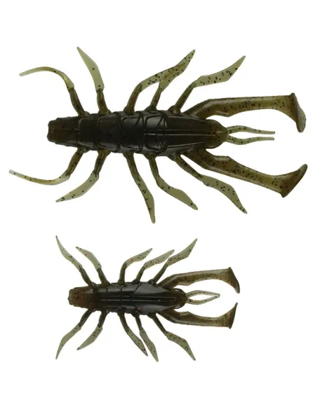 Kolpo Soft Shent Mini Crab 1.3g – Esca Morbida 3,5 cm per Spinning Black Bass e Predatori, 5 pezzi Siliconici Kolpo