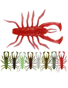 Kolpo Soft Shent Mini Crab 1.3g – 3.5cm Soft Bait for Spinning Black Bass and Predators, 5 Pieces