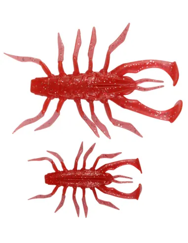 Kolpo Soft Shent Mini Crab 5.5g – Esca Morbida 7 cm per Spinning Black Bass e Predatori, 3 pezzi Siliconici Kolpo