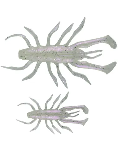 Kolpo Soft Shent Mini Crab 5.5g – Esca Morbida 7 cm per Spinning Black Bass e Predatori, 3 pezzi Siliconici Kolpo