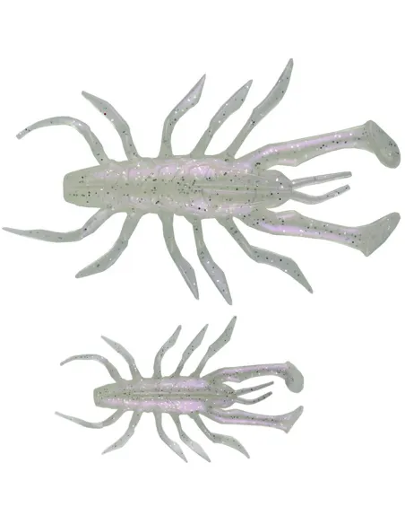 Kolpo Soft Shent Mini Crab 5.5g – Esca Morbida 7 cm per Spinning Black Bass e Predatori, 3 pezzi Siliconici Kolpo