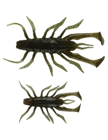 Kolpo Soft Shent Mini Crab 5.5g – 7cm Soft Bait for Spinning Black Bass and Predators, 3 pieces