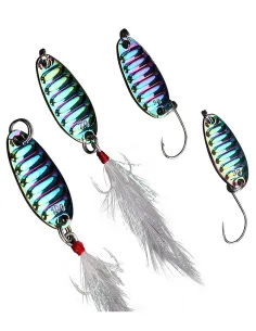 Kolpo Ondulante Spoon – Spinning Bait 1 pc, 7 Weights Available, Ideal for Trout, Black Bass and Predators