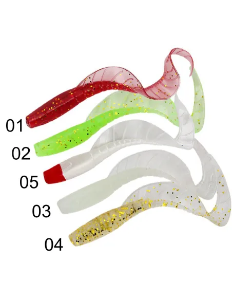 Kolpo Soft Bait Big Tail 7cm 1.7g 5pcs – Vibrating tail grub for sea and freshwater spinning