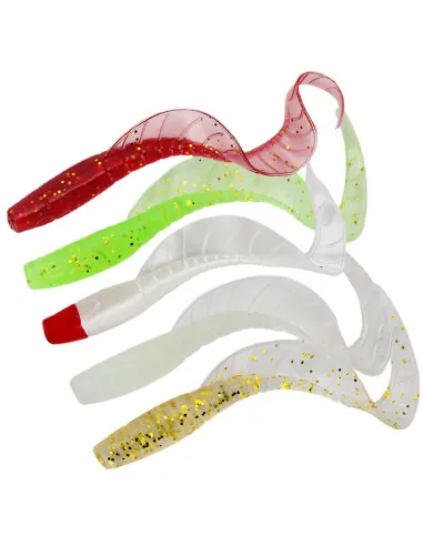 Kolpo Soft Bait Big Tail 7cm 1.7g 5pcs – Vibrating tail grub for sea and freshwater spinning