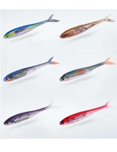 Kolpo Mirror Soft Lure 12.5cm 11g – Artificiale spinning e traina mare e acqua dolce, riflesso interno, 2 pz Siliconici Kolpo