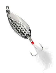 Kolpo Gold & Silver Ondulante Spinning and Coastal Trolling with Treble Hook and Feather – 7/10/15/20 g