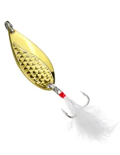 Kolpo Gold & Silver Ondulante Spinning e Traina Costiera con Ancoretta e Piuma – 7/10/15/20 g Ondulanti Kolpo 2