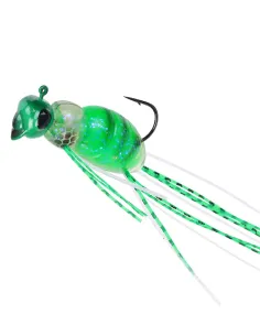 Kolpo Ape Spin Bee Imitation Spinning and Fly Fishing – 3.8 cm 10.5 g – Green/Orange 2