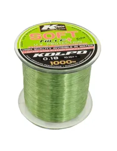 Kolpo Soft filo da pesca in nylon da bobbina green u.v. protection 1000mt Monofili Kolpo