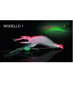 Kolpo Gambero Realistico Armato 9cm 6g – Esca per Polpi e Pesca Verticale Mare Totanare e polpare Kolpo 2