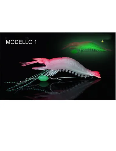 Kolpo Realistic Armed Shrimp 9cm 6g – Bait for Octopus and Vertical Sea Fishing