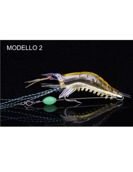Kolpo Realistic Armed Shrimp 9cm 6g – Bait for Octopus and Vertical Sea Fishing