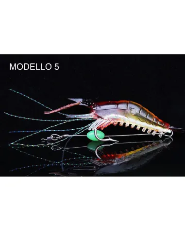 Kolpo Realistic Armed Shrimp 9cm 6g – Bait for Octopus and Vertical Sea Fishing