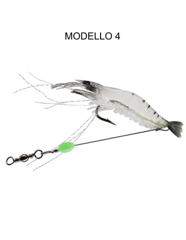 Kolpo Realistic Armed Shrimp 9cm 6g – Bait for Octopus and Vertical Sea Fishing