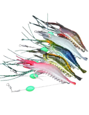 Kolpo Realistic Armed Shrimp 9cm 6g – Bait for Octopus and Vertical Sea Fishing