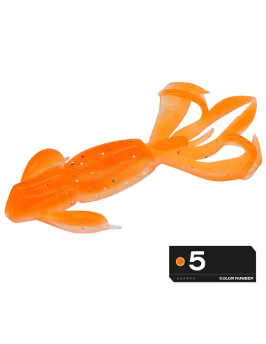 Kolpo Soft Lure Creatura 5.5cm 1.6g – Light Spinning Bait for Freshwater and Seawater, Pack of 5