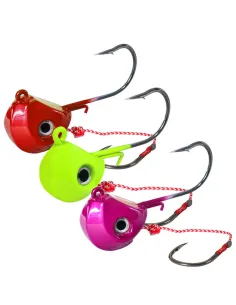 Kolpo Testa Piombata 140 g con Amo e Assist Hook 1pz – Jig Head Vertical Fishing Mare Jig