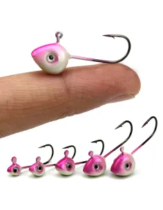 Kolpo Testa Piombata Light per Spinning 6 Grammature Jig Head Soft Lure Mare e Lago 5pz Teste Piombate Kolpo