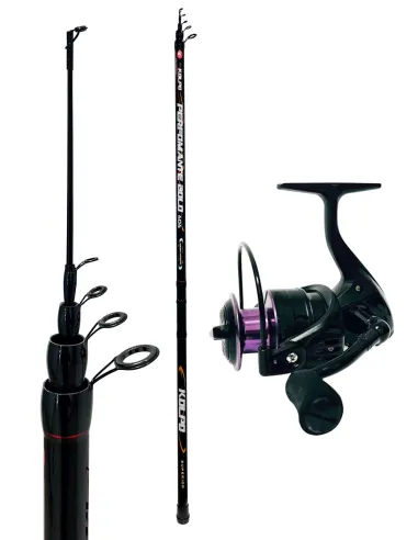 Kolpo combo pesca bolognese con canna e mulinello Kit Bolognese Kolpo